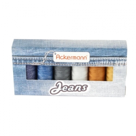 ACKERMANN Jeansgarenset met 6 rollen