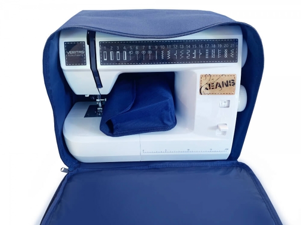 Naaimachinetas blauw "Sewing"