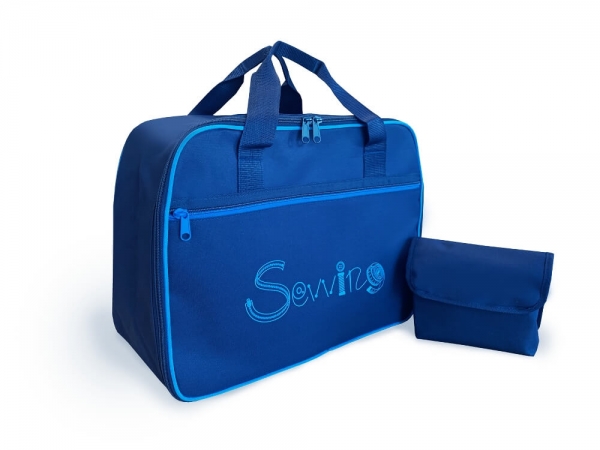 Naaimachinetas blauw "Sewing"
